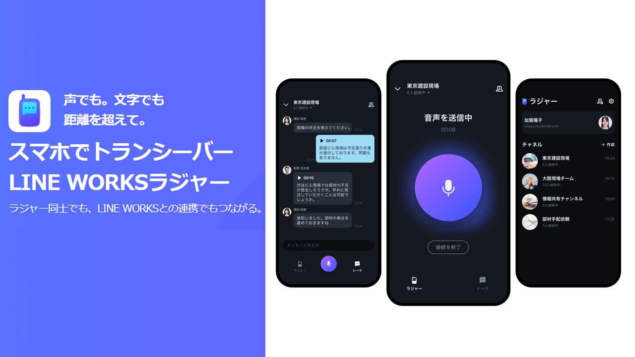Roger Line 「LINE WORKS AiNote」と「LINE WORKSラジャー」が国土交通省の新技術情報提供データベースシステム「NETIS」の ...
