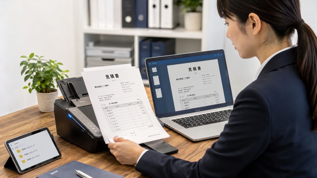 電子帳簿保存法で見積書は保存対象？保存方法・保存期間・検索要件を解説
