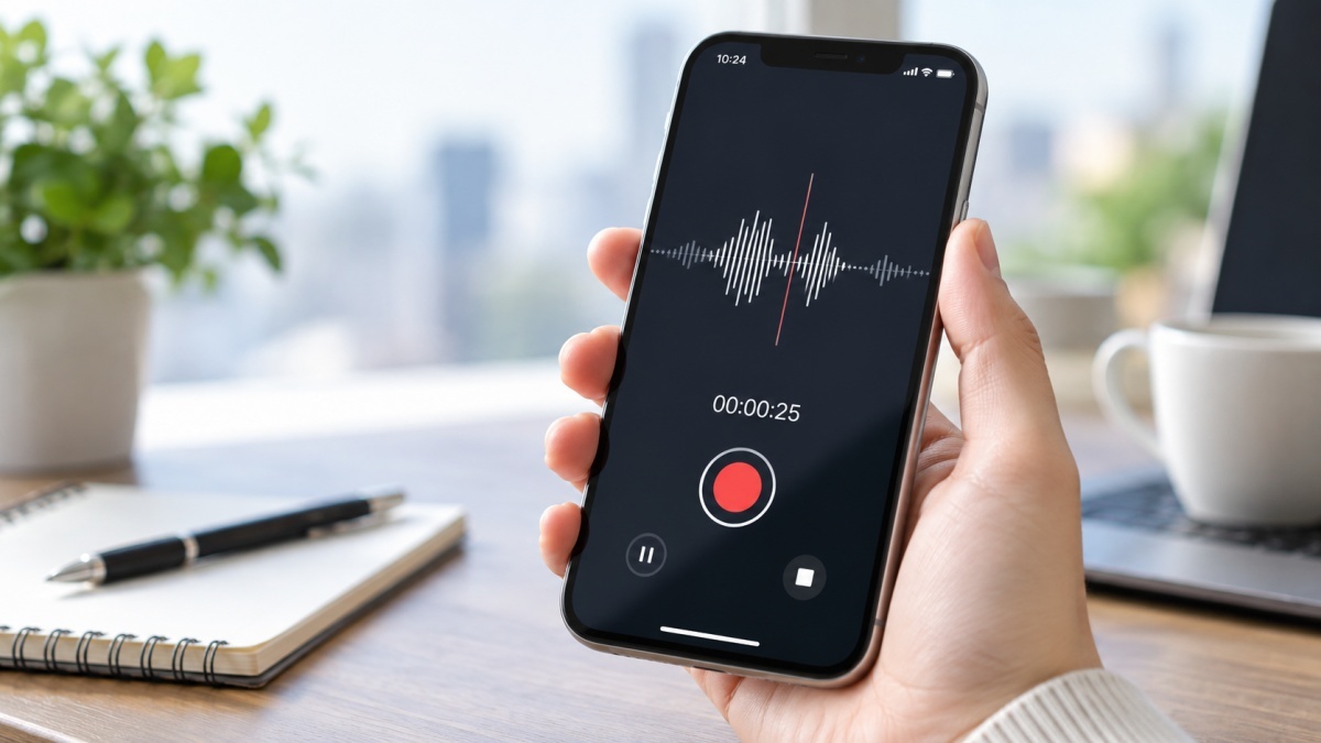 iPhoneで録音する方法！ボイスメモの使い方・通話録音・文字起こしまで解