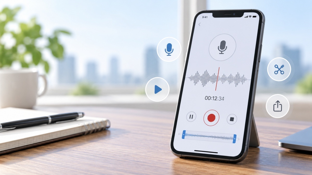 スマホの録音機能の使い方！iPhone・Androidの録音方法や文字起こしまで解説