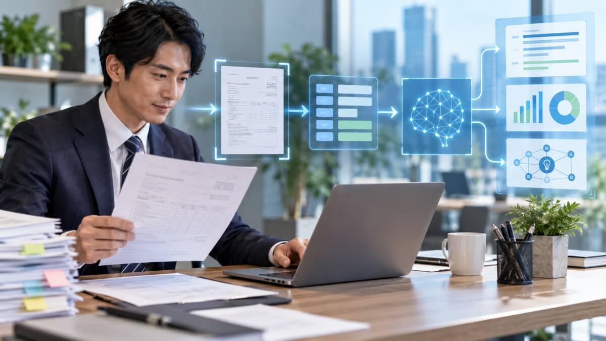 OCR×LLMとは？従来AI-OCRとの違い・活用シーン・導入時の注意点まで徹底解説